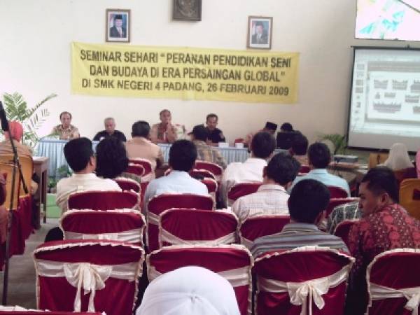 Seminar - Suasana dalam seminar di SMKN 4 Padang